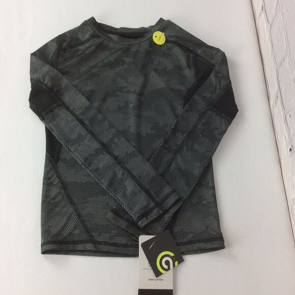 Champion C9 Shirt Boys Sz S(6-7) Camo Fitted Long Sleeve Power Core Cool Duo Dry - Picture 1 of 3